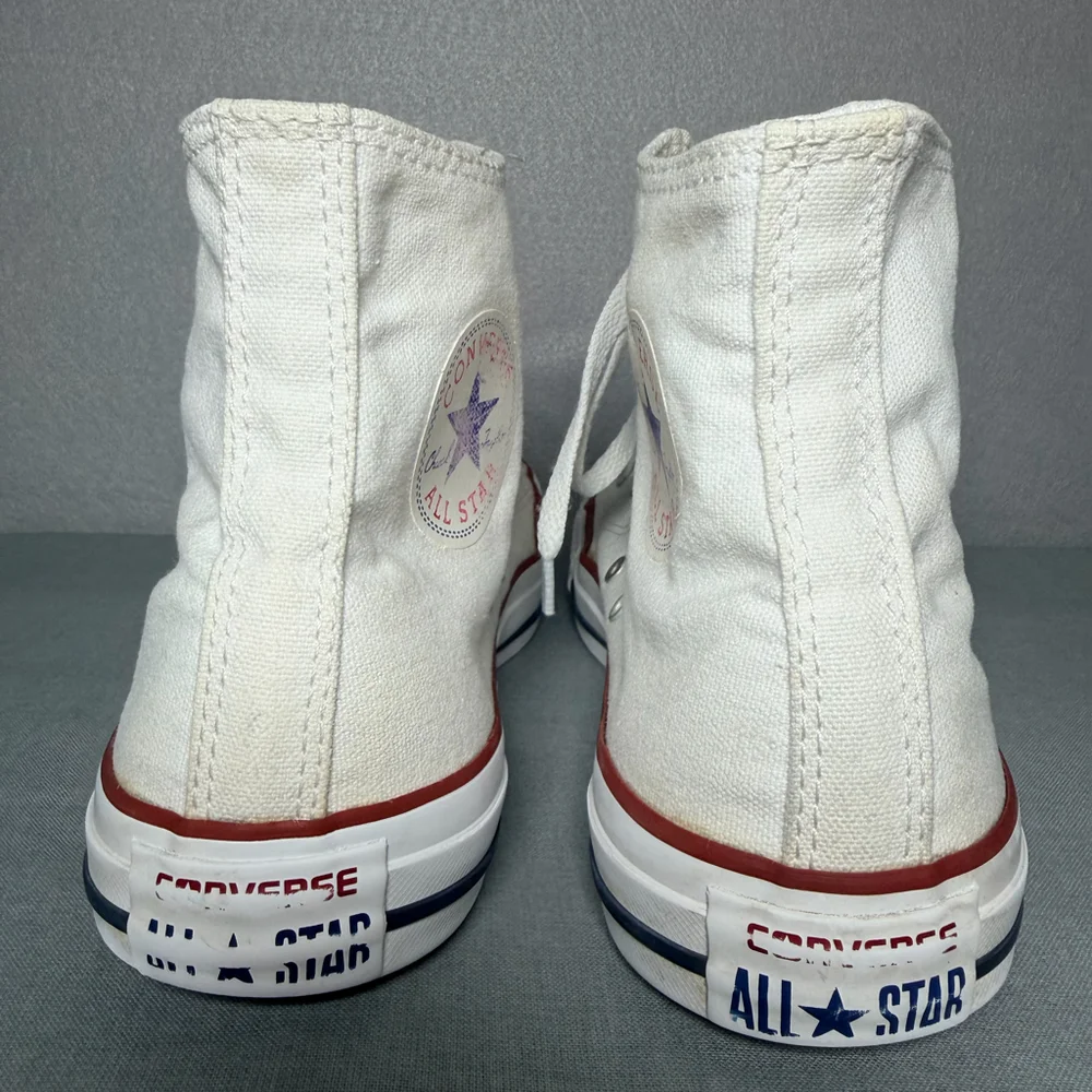 Converse All Star Mens 8 Women 10 White High Top Sneakers